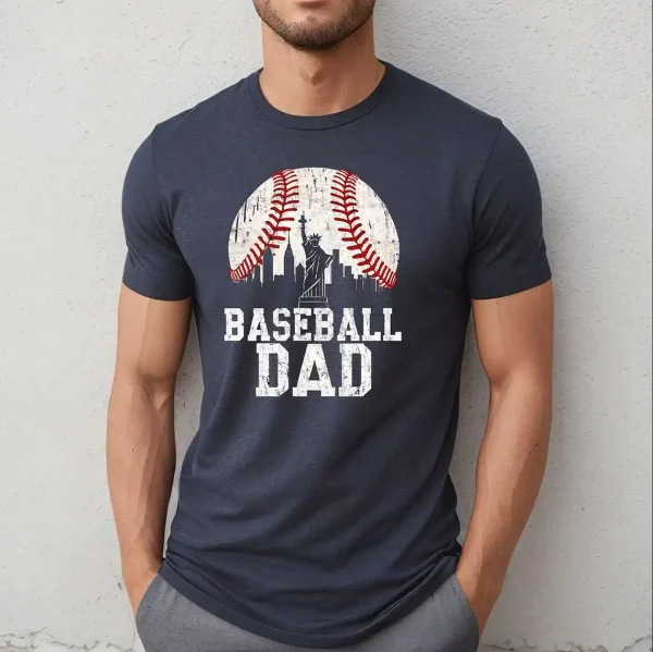 Baseball Dad T-Shirt ? Perfect Father's Day Gift for Sports Loving Dads - Image 2