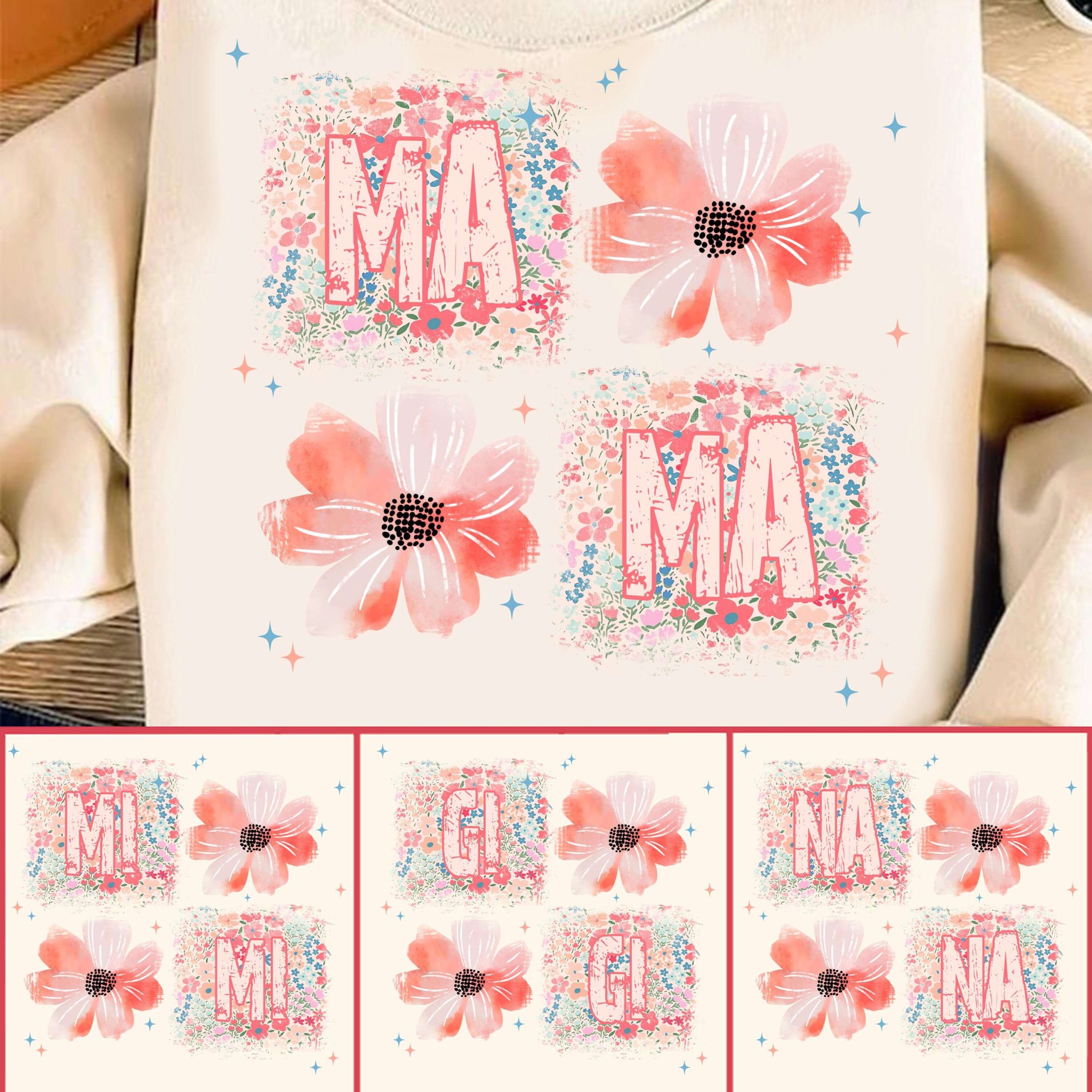 The Cutest Coquette Gift for Mama, Nana or Gigi ? Floral Bow Shirt