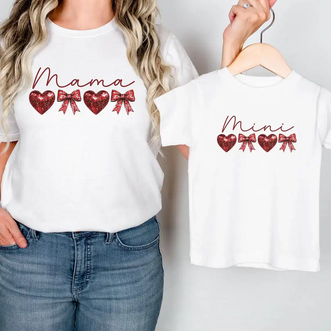 Mommy and Me Matching T-Shirts, Girl Mama and Mini Matching, Mom and Me Matching gift, Mother Daughter Tee