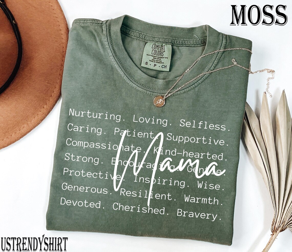 Retro Mama Shirt, Mothers Day Gift From Daughter for Mom Mama T-shirt, For Birthday For Her Baby Shower, Mother's Day Gift