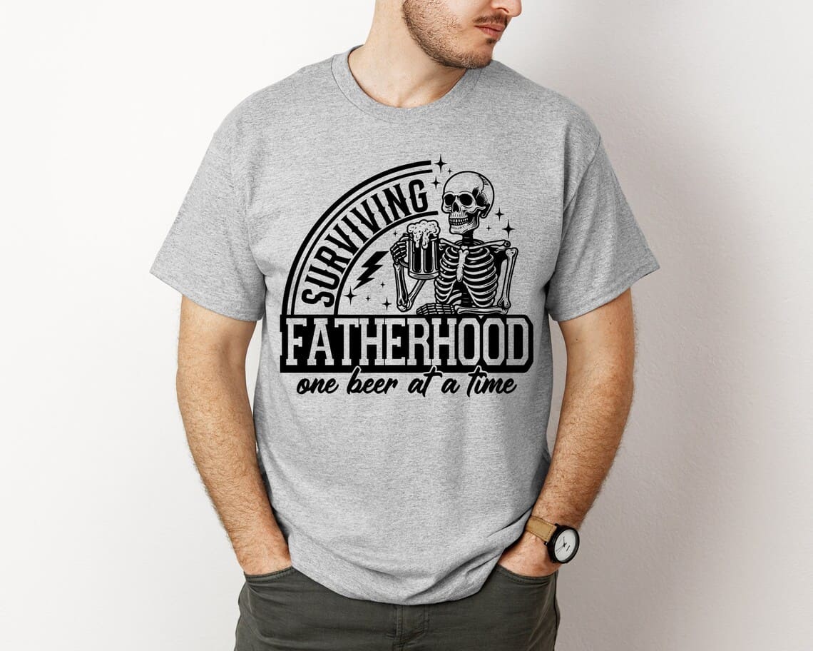 Surviving Fatherhood One Beer at a Time, Father's Day, Dad Quote, Best Dad Ever, The Best Father's Day Gift