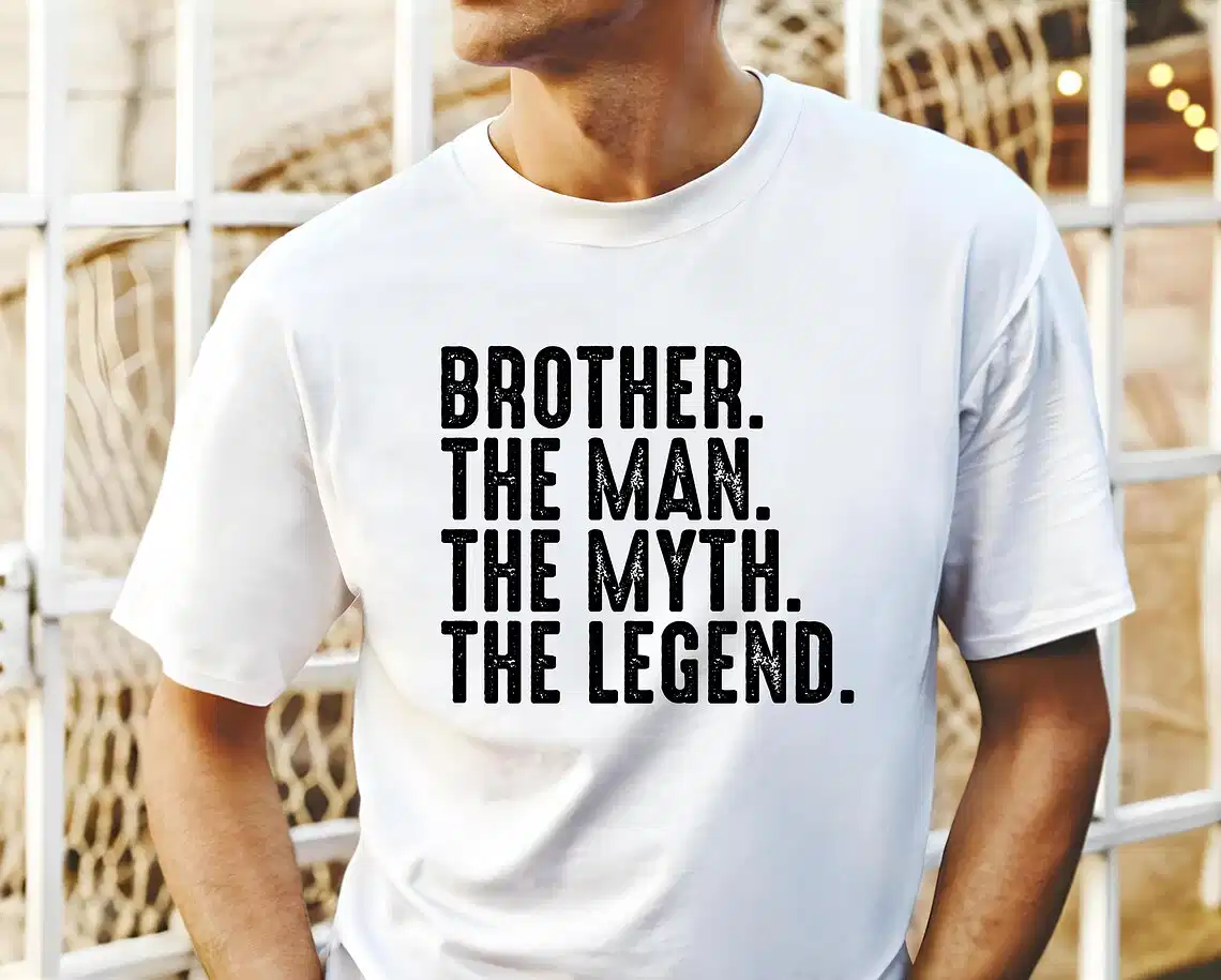 Brother, The Man, The Myth, The Legend T-Shirt, Cool Brothers Club Shirt, Brother Birthday Gift, Best Brother Shirt, Shirt for Brother