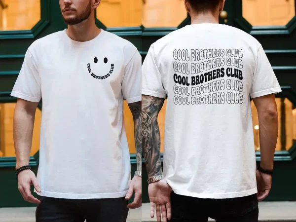 Cool Brothers Club T-Shirt, Brother Birthday Gift, Best Brother Shirt, Shirt for Brother - Image 2