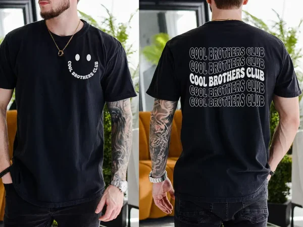 Cool Brothers Club T-Shirt, Brother Birthday Gift, Best Brother Shirt, Shirt for Brother - Image 3