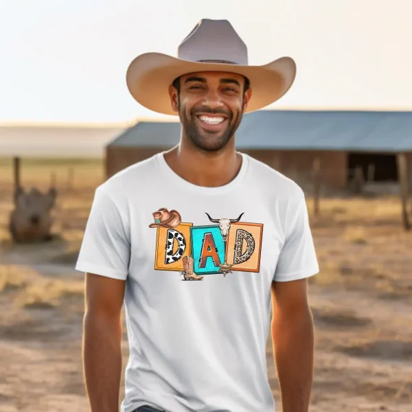 Southern Dad Shirt ? Rodeo Cowboy Aesthetic for Country Fathers - Image 2