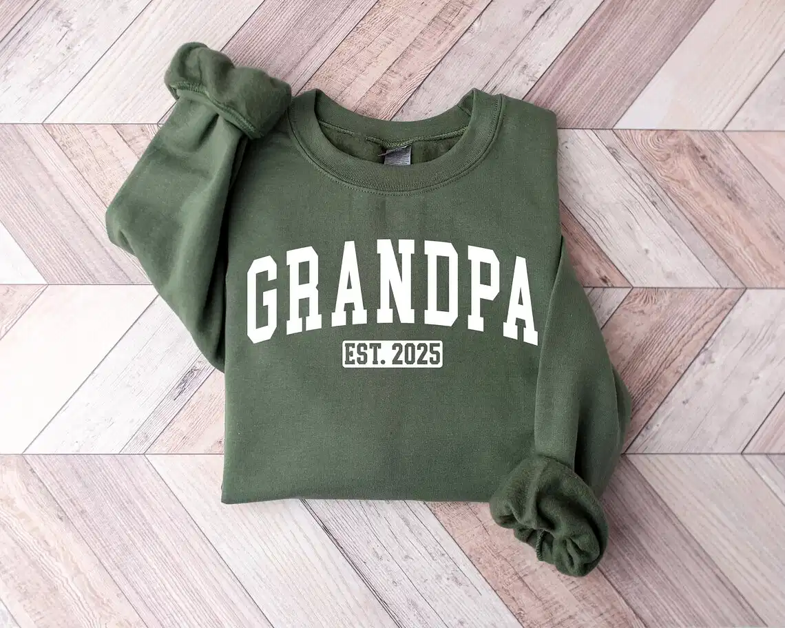 Custom Grandpa Shirt Custom Grandpa Shirt Grandpa Est Shirt Grandpa Pregnancy Announcement Grandpa Birthday Gift Granddad