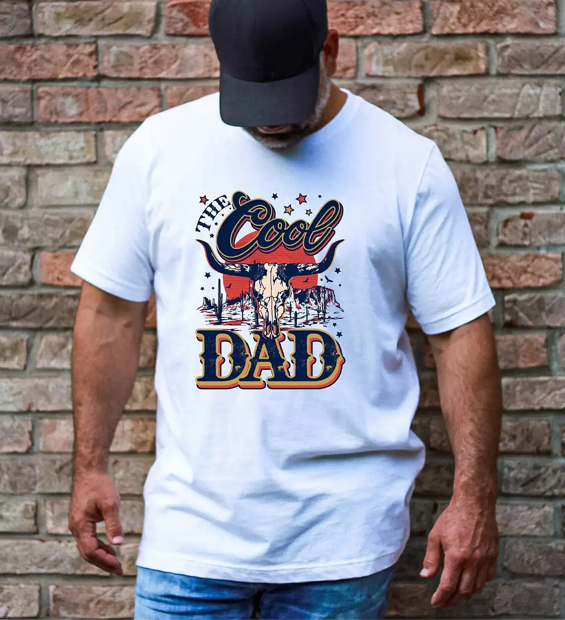 Western Dad, Country Dad, Daddy Rodeo, Dad Birthday, Dad T-Shirt Cowboy Dad, Coors Dad, Rodeo Dad T-Shirt