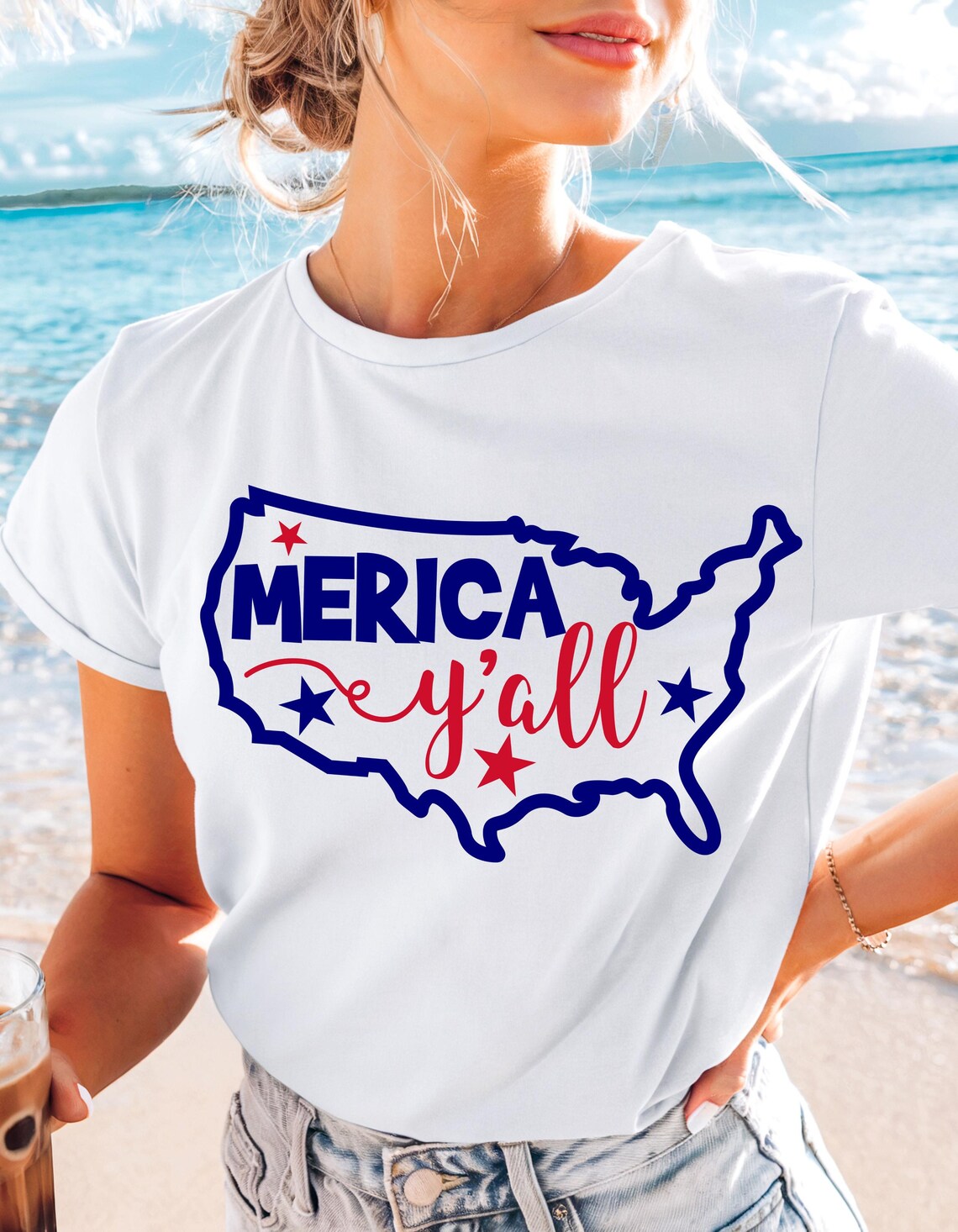 USA Pride Gift – Patriotic USA Map Shirt – 4th of July Independence Day America T-Shirt