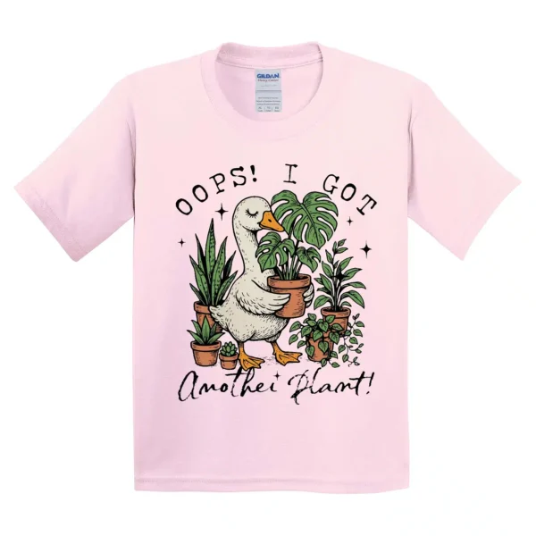 Oops I Got Another Plant T-Shirt – Funny Goose Plant Lover Tee – Sarcastic Gardening Humor Shirt – Vintage Meme T-Shirt for Gardeners - Image 2