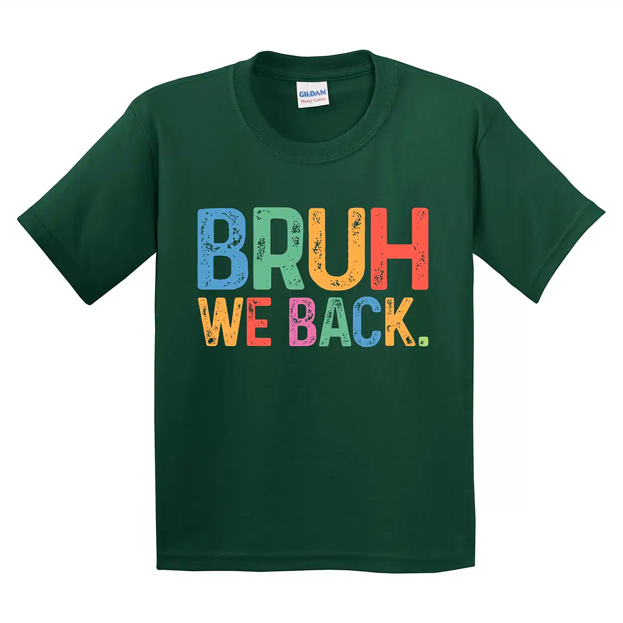 Bruh We Back to School T-Shirt – Funny Teacher Shirt – Retro Style Comeback Tee – Back to School Graphic