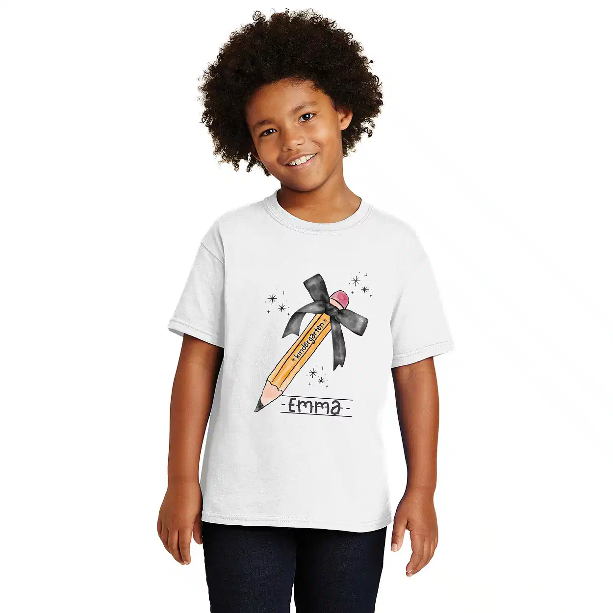 Personalized Back to School Girls Shirt – Trendy Coquette Name Shirt – Cute Custom Tee for Kindergarten & School Girls