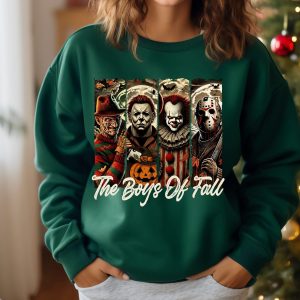 Horror Friends Retro Halloween Sweatshirt, The Boys of Fall Gift